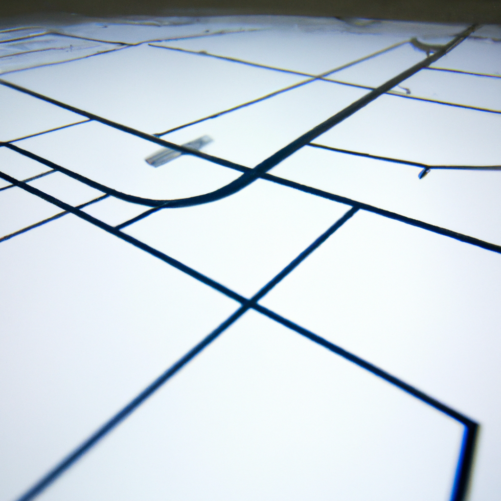 Minimalist map and pin to indicate office availability for calls and emails